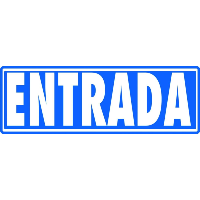 6177-10 GS ARCHIVO 2000 SEÑAL "ENTRADA (SIN INDICADOR)" 175X65 PVC GRIS