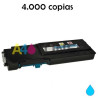 Toner Dell C2660 cyan alternativo compatible con Dell 593BBBT