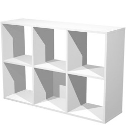 6MaxC ARTEXPORT ESTANTERÍA 6 CUBOS HOME OFFICE 2767 BLANCO -DESMONTADO-