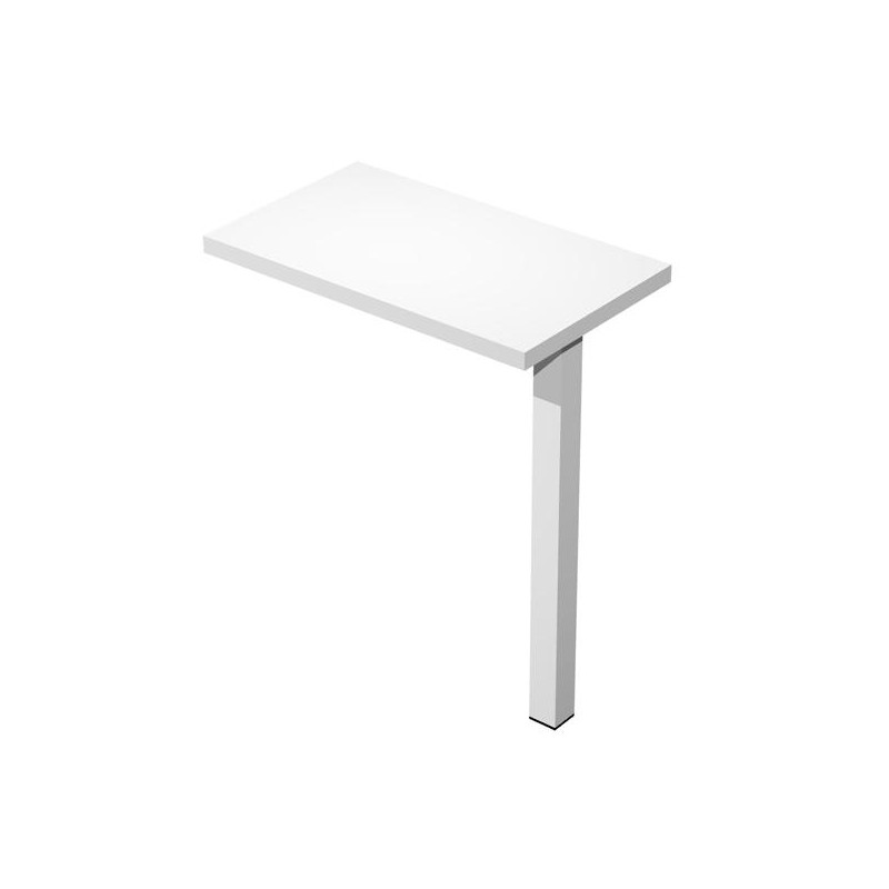 @68001+3-AFAA0695-AN ARTEXPORT ALA LATERAL MESA 60X35 TABLERO 22MM BLANCO