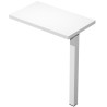 @68001+3-AFAA0695-AN ARTEXPORT ALA LATERAL MESA 60X35 TABLERO 22MM BLANCO