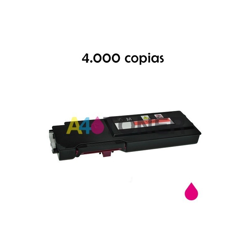 Toner Dell C2660 magenta alternativo compatible con Dell 593BBBS