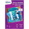 MD1004-UK AVERY PACK 15 HOJAS X1 PAPEL T-SHIRT TRANSFER A4 LÁSER PARA ALGODÓN BLANCO