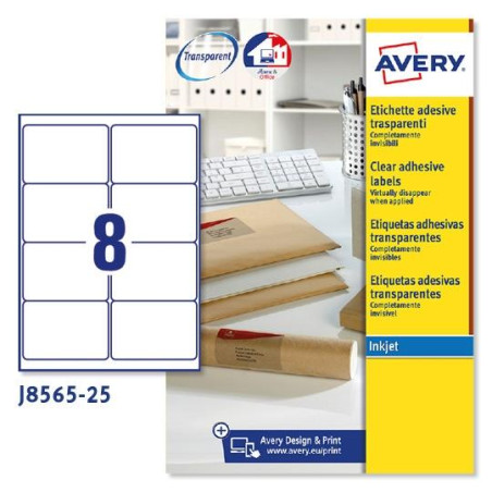 J8565-25 AVERY ETIQUETAS ADHESIVAS PARA SOBRES 99