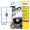 L4715-20 AVERY ETIQUETAS PERMANENTES EXTRA RESISTENTES 99