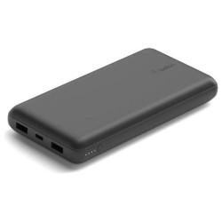 BPB011BTBK BELKIN CARGADOR POWER BANK QI 10K MAH 2USB-A 1 USB-C NEGRO