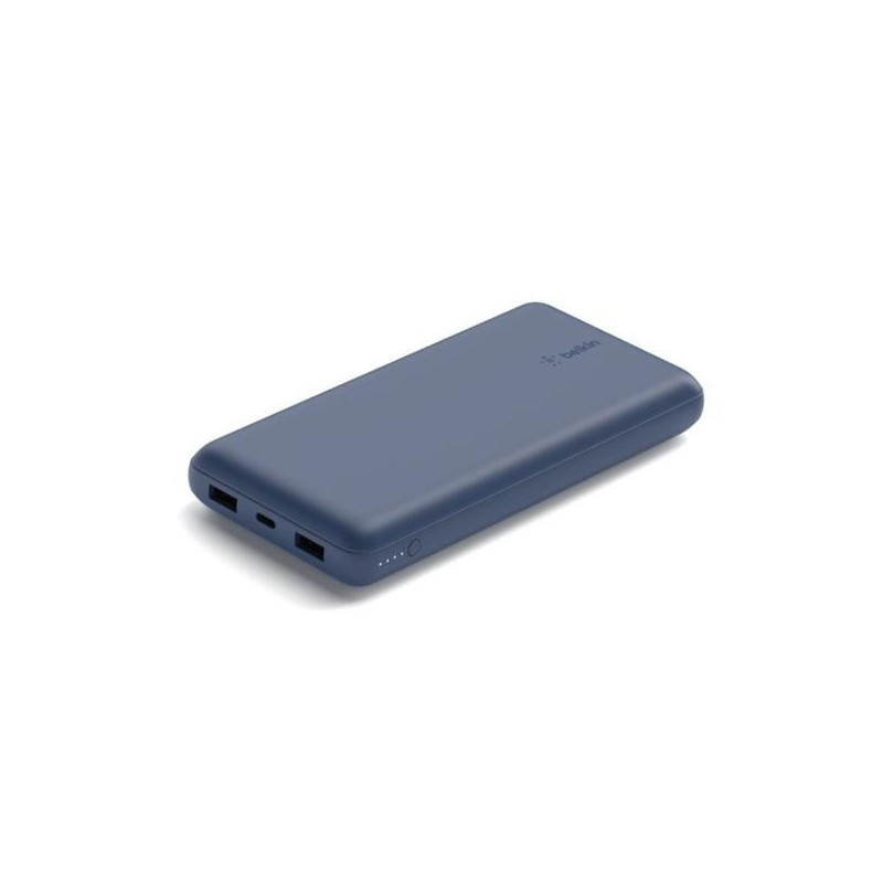 BPB011BTBL BELKIN CARGADOR POWER BANK QI 10K MAH 2USB-A 1 USB-C AZUL