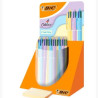 517319 BIC BOLÍGRAFO 4 COLORES CUERPO PASTEL SURTIDOS EXPOSITOR 30 UD