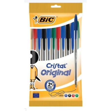 830865 BIC BOLÍGRAFO ORIGINAL ORIGINAL COLORES SURTIDOS AZUL