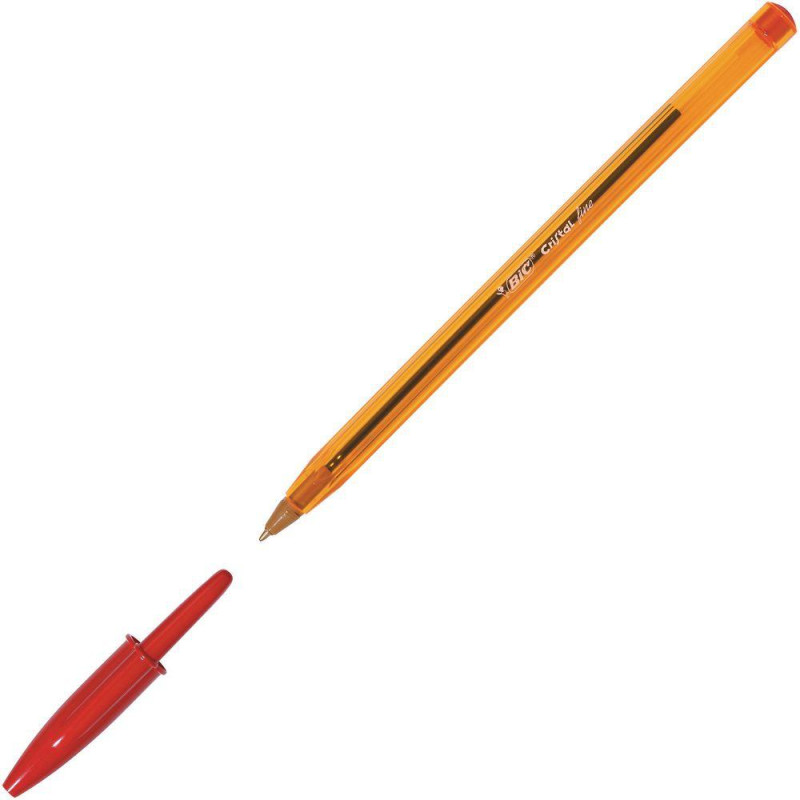 872720 BIC BOLÍGRAFO CRISTAL ORIGINAL FINE ROJO CAJA 50 UD