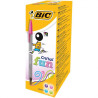 895793 BIC BOLÍGRAFO CRISTAL FUN FASHION COLORES CAJA 20 UD