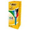 895958 BIC BOLÍGRAFO ORIGINAL MINI TINTA DE 4 COLORES CUERPO AZUL / BLANCO - CAJA 12U -