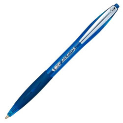 9021322 BIC BOLÍGRAFO RETRÁCTIL ATLANTIS SOFT PUNTA MEDIA 1.0MM AZUL CAJA 12 UD