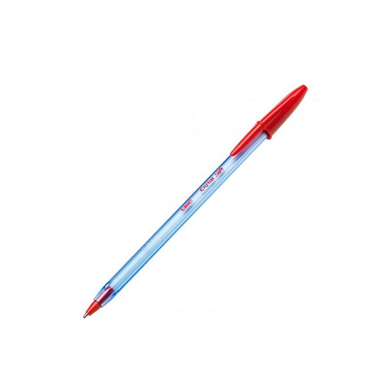 918520 BIC BOLÍGRAFO CRISTAL SOFT ROJO CAJA 50 UD