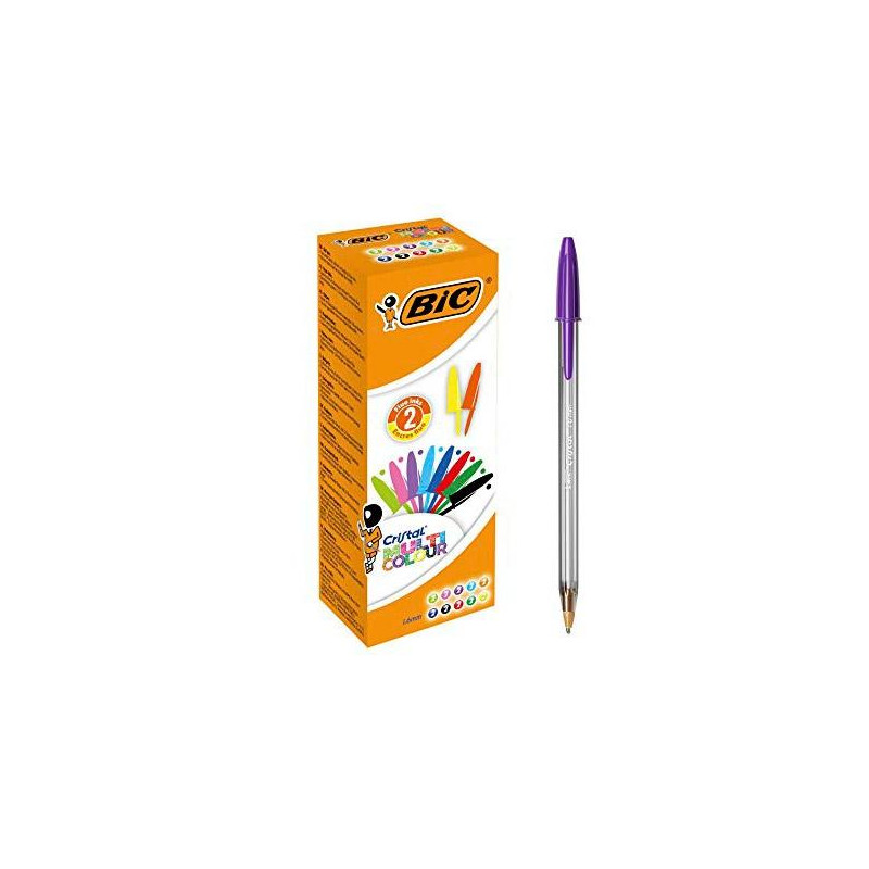 926381 BIC BOLÍGRAFO CRISTAL FUN MULTICOLOR SURTIDOS - CAJA DE 20U -