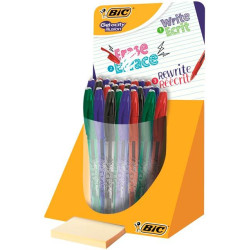 943462 BIC ROLLER TINTA GEL BORRABLE GEL-OCITY ILLUSION C/SURTIDOS BOTE EXPOSITOR 28 UD