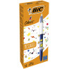 992563 BIC BOLÍGRAFO DE 4 COLORES MESSAGES RECARGABLE CAJA -12U-