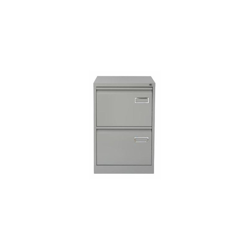 PSF2-AV7 BISLEY ARCHIVADOR METALICO 2 CAJONES ARCHIVO CARPETAS COLGANTES A4/FOLIO+ FONDO 62CM GRIS