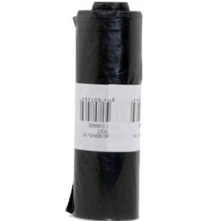 40472NE BOLSA DE BASURA COMUN G75 50 L. 70X80 NEGRO -ROLLO 10U-