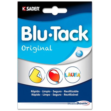 30817110 (1689) BOSTIK MASILLA ADHESIVA REUTILIZABLE BLU TACK ORIGINAL 57GR AZUL