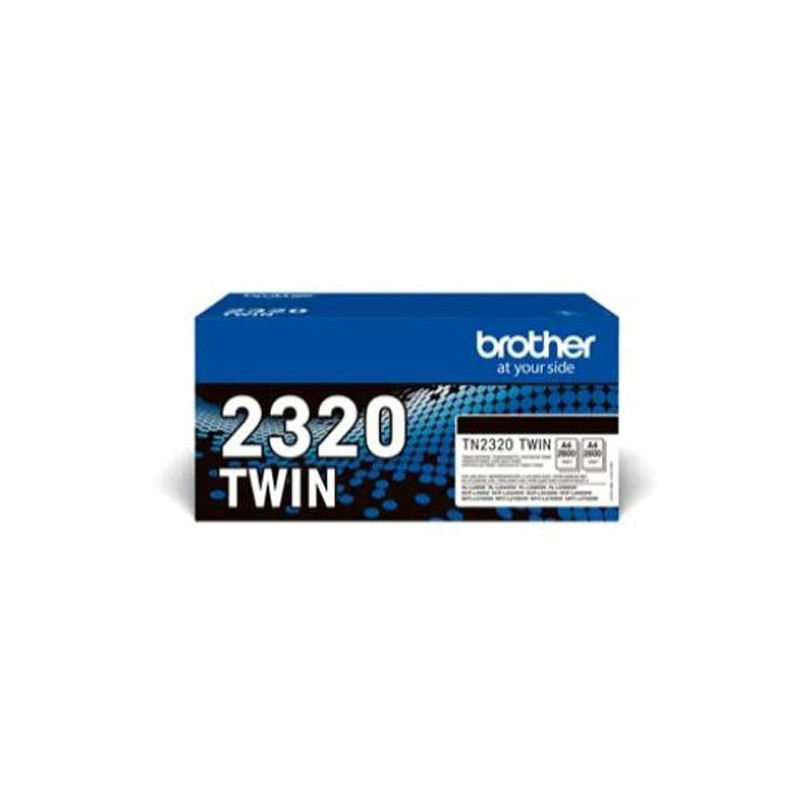 TN2320TWIN BROTHER TONER NEGRO L2300D/L2340DW/L2360DN/L2365DW /L2500/L2700 - PACK 2