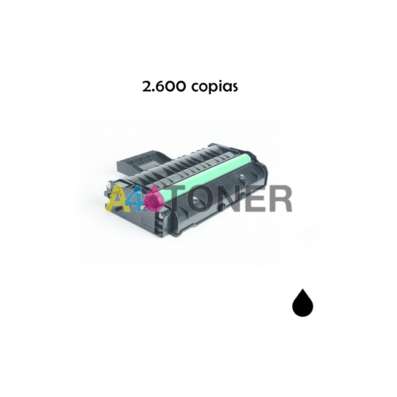 Toner SP204 negro alternativo a Ricoh 407254