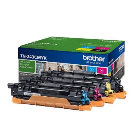 TN243CMYK BROTHER TONER BK / C / M / Y HLL3210CW (PACK 4 COLORES)