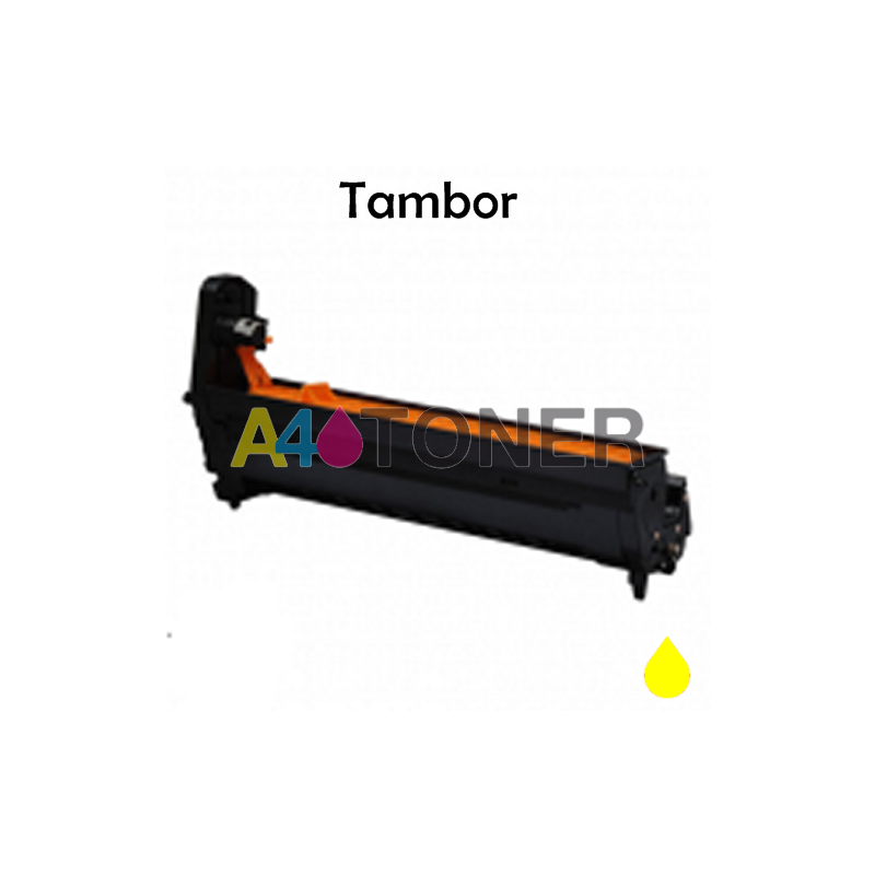 Tambor Oki C822 amarillo compatible con drum Oki 44844405