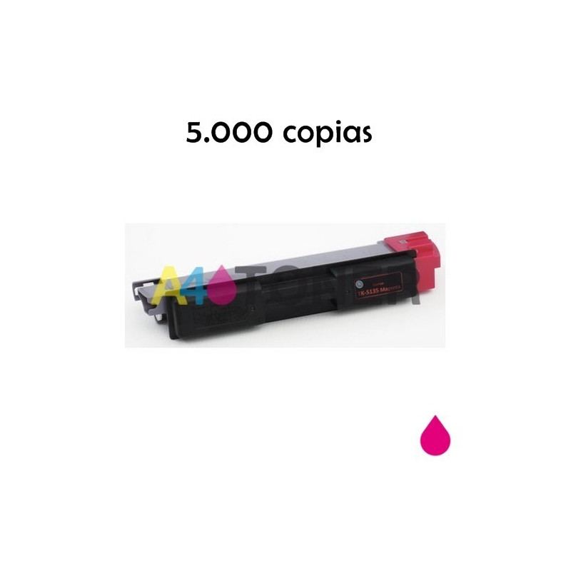 Toner compatible Kyocera TK-5135 / TK 5135 / TK5135 magenta alternativo con Kyocera/mita 1T02PABNL0