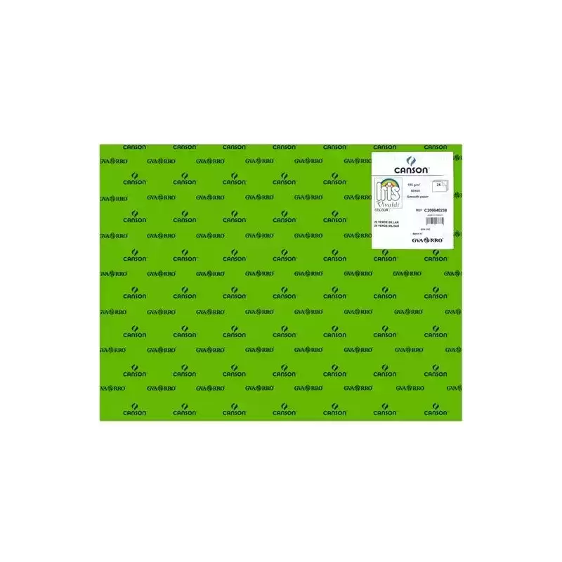 C200040238 IRIS CARTULINA 50X65CM 185GR VERDE BILLAR -25U-
