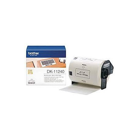 DK11240 BROTHER ETIQUETAS DE TRANSFERENCIA TÉRMICAS PRECORTADA 102X51MM (PAPEL TÉRMICO) ROLLO 600 ETIQUETAS