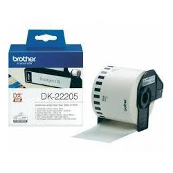 DK22205 BROTHER CINTA DE PAPEL CONTINUO BLANCA PAPEL 62MM X 30