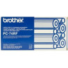 PC74RF BROTHER CINTA DE TRANSFERENCIA TÉRMICA NEGRO T-72/74/76/78/84/94/96/104/106. RECAMBIO DE 4 BOBINAS. 4 X 144 PÁGINAS