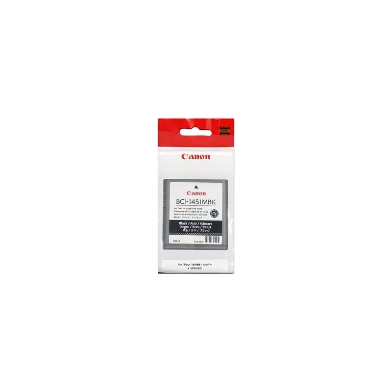 0175B001AA CANON TINTA NEGRO MATE BJ-W 6400 - BCI 1451 MBK