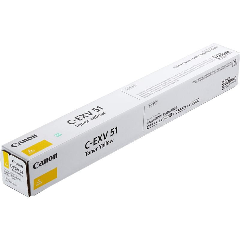 0484C002 CANON TONER AMARILLO IR C5335 C5540 C55000 - C-EXV51Y