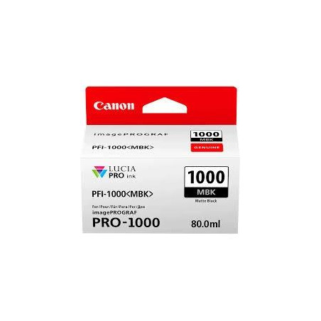 0545C001 CANON TINTA NEGRO MATE IMAGEPROGRAF PRO PFI-1000MBK