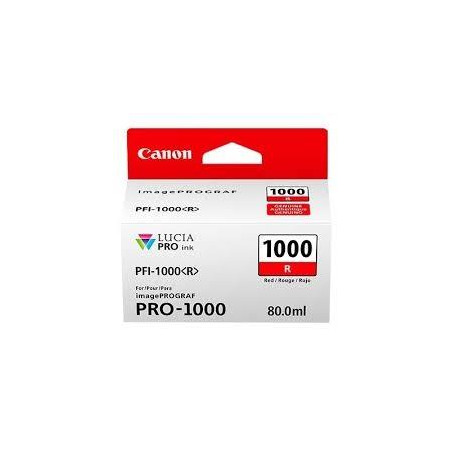 0554C001 CANON TINTA ROJO IMAGEPROGRAF PRO PFI-1000R