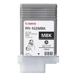 0894B001AA CANON TINTA NEGRO MATE 130ML LP 17 24 IPF 500 600 700 710 610 605 720 755 - PFI 102 MBK