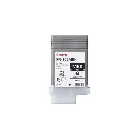 0894B001AA CANON TINTA NEGRO MATE 130ML LP 17 24 IPF 500 600 700 710 610 605 720 755 - PFI 102 MBK