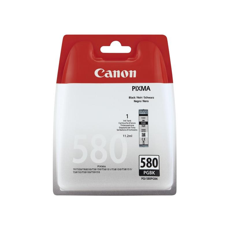 2078C001 CANON TINTA NEGRO TS6150 TS6151 TS8150 TS8151 R7550 - PGI-580