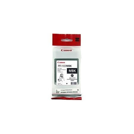 2211B001AA CANON TINTA NEGRO MATE IPF5100/6100 130 ML - PFI 103 MBK