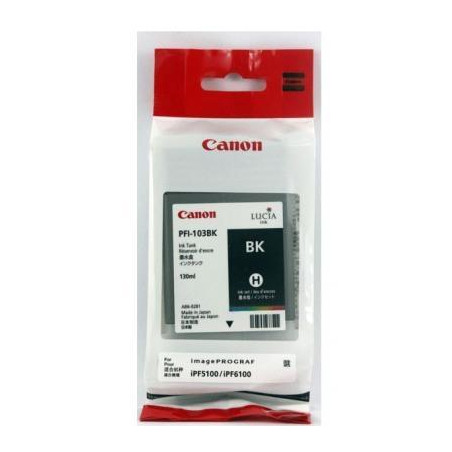 2212B001AA CANON TINTA NEGRO IPF5100/6100 130 ML - PFI 103 BK