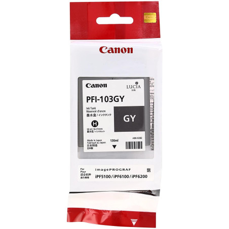 2213B001AA CANON TINTA GRIS IPF5100/6100 130 ML - PFI 103 GY