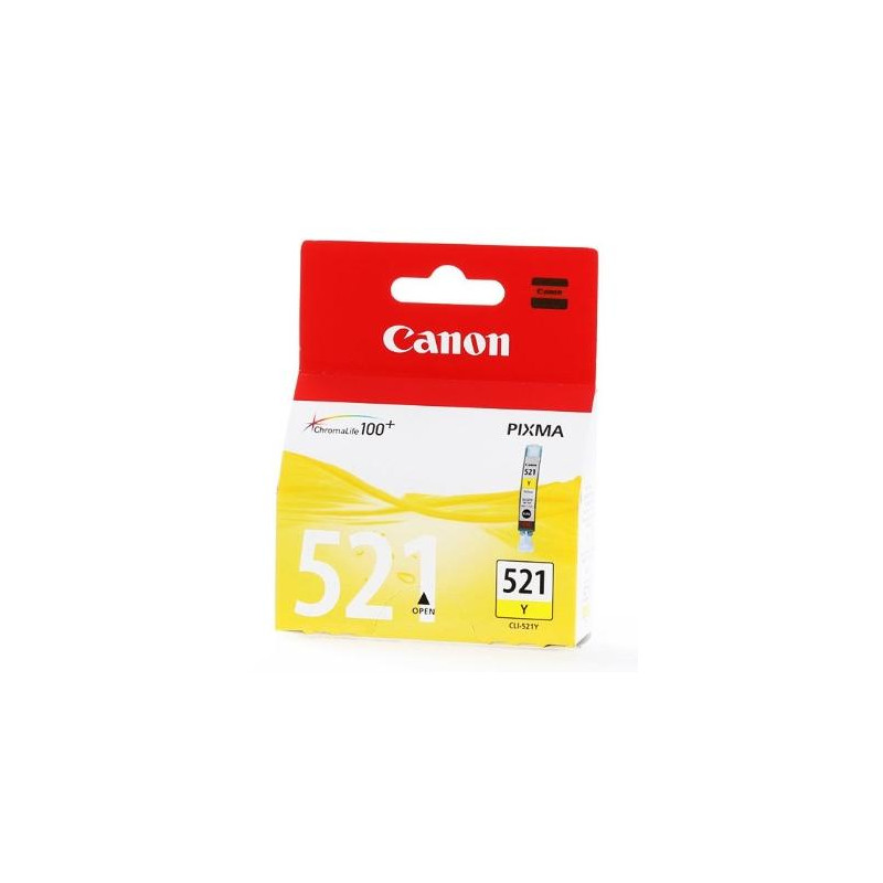 2936B001 CANON TINTA AMARILLO PIXMA MP620/630/980 CLI 521 Y