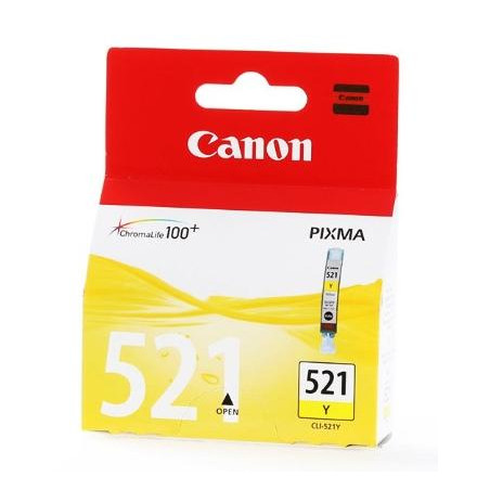 2936B001 CANON TINTA AMARILLO PIXMA MP620/630/980 CLI 521 Y