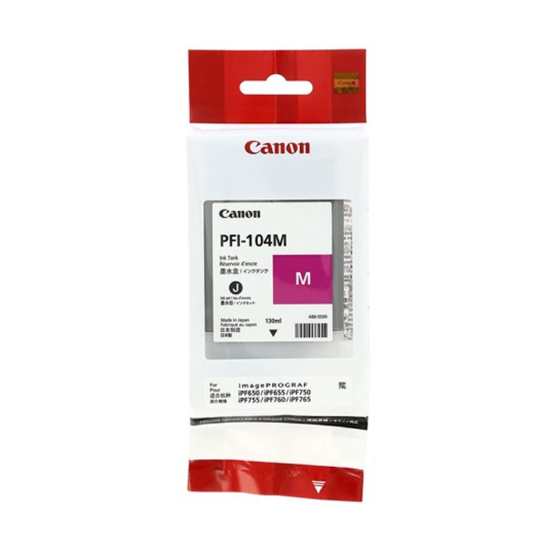 3631B001AA CANON TINTA MAGENTA IPF 650/ 655/750/755 130ML PFI 104 M