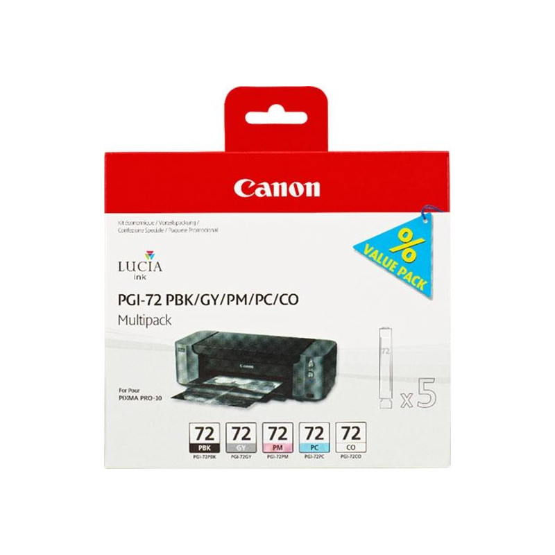 6403B007 CANON TINTA MULTIPACK PBK / GY / PM / PC / CO PIXMA PRO-10