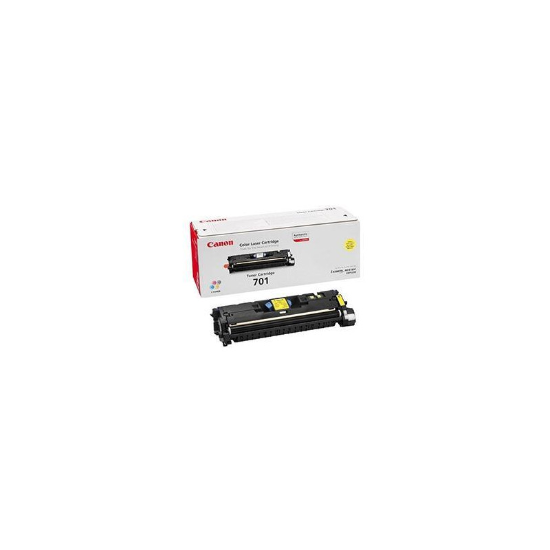 9284A003 CANON TONER LASER AMARILLO CRG 701Y 4 000 PAGINAS LBP 5200 MF 8180C