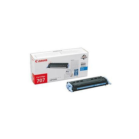 9423A004 CANON TONER LASER CIAN CRG 707 C 2000 PAGINAS LBP 5000 5100 5700