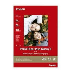 2311B019 CANON PAPEL INKJET PP-201 FOTOGRFICO PLUS A4 260GR 20